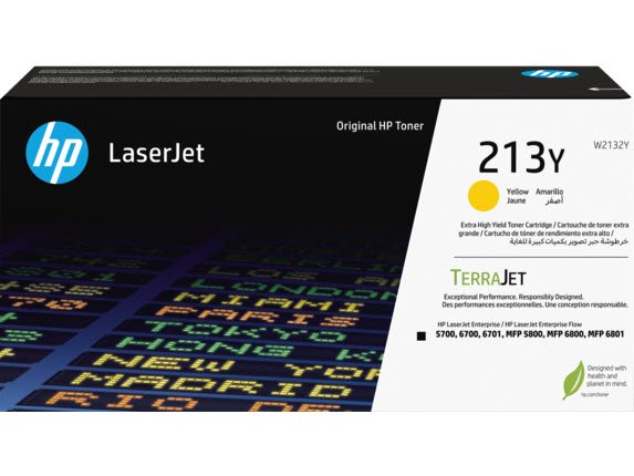 213Y Extra High Yield Gul Orig. LaserJet Toner