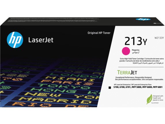 213Y Extra High Yield Magenta Orig. LaserJet Toner