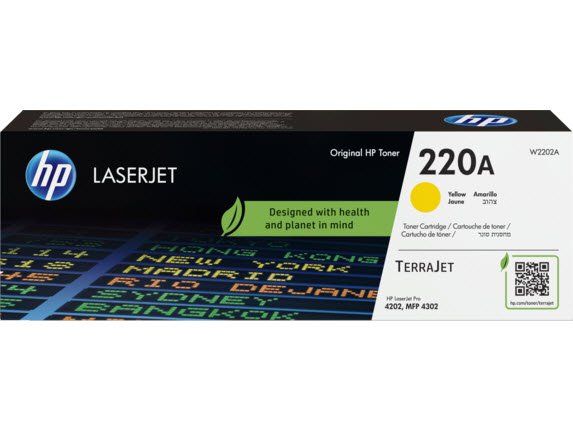 220A Yellow Original LaserJet Toner Cartridge