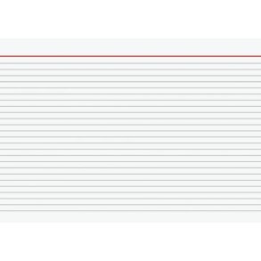 Noteringskort A4 Linieret