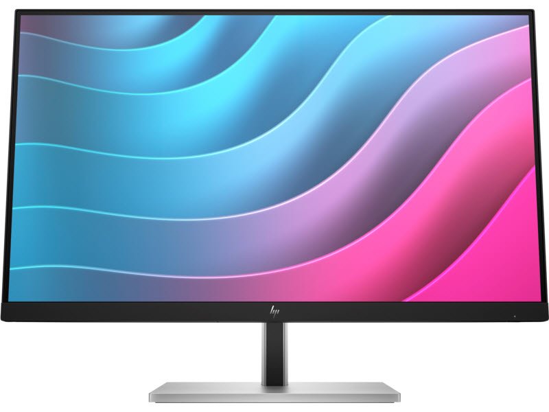 24'' HP Monitor E24 G5 FHD, Black/Silver