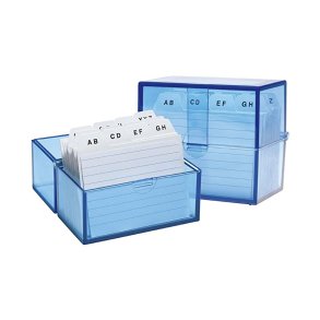 Kartoteksboks A8 Med Indhold