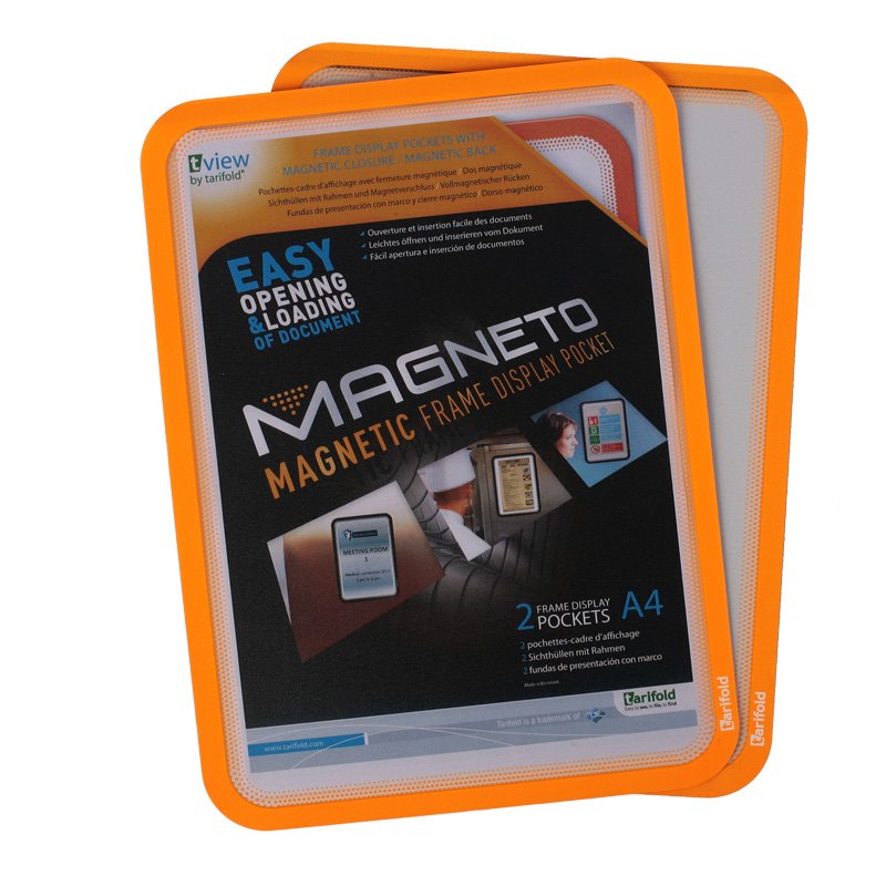 Tarifold magnetic frame orange