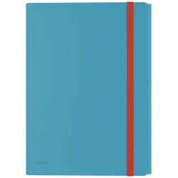 3-klap elastikmappe Cosy PP A4 bl