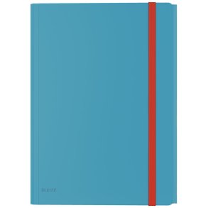 3-klap elastikmappe Cosy PP A4 bl