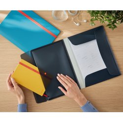 3-klap elastikmappe Cosy PP A4 gr