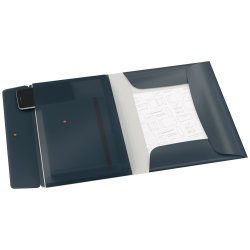 3-klap elastikmappe Cosy PP A4 gr