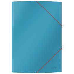 3-klap elastikmappe Cosy karton A4 bl