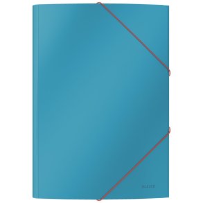 3-klap elastikmappe Cosy karton A4 bl