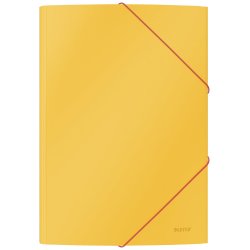 3-klap elastikmappe Cosy karton A4 gul