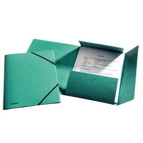 3-klap elastikmappe A4 grn