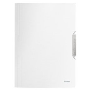 3-klap elastikmappe Style PP A4 hvid