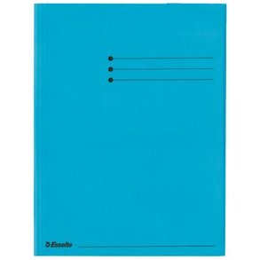 3-klap mappe Rainbow karton A4 bl