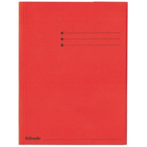 3-klap mappe Rainbow karton A4 rd