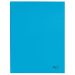 3-klap mappe recycle karton A4 bl