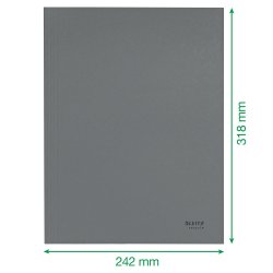 3-klap mappe recycle karton A4 bl