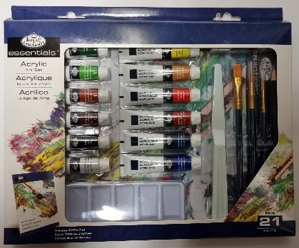 R.L Acrylic Art Set 21stk