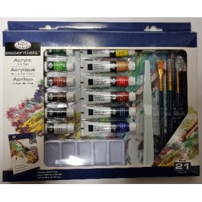 R.L Acrylic Art Set 21stk
