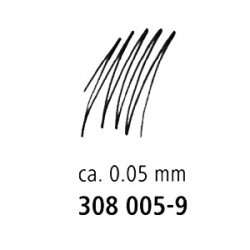 Pigment liner 308 005-9 0.05 mm, sort