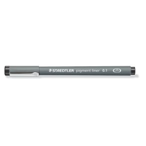 Pigment liner 308 01-9 0.1 mm, sort