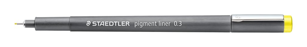 Staedtler Pigment Liner 03 mm. Gul