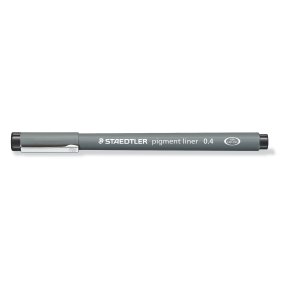 Pigment liner 308 04-9 0.4 mm, sort