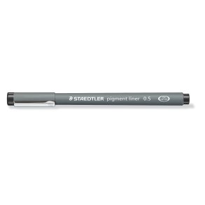 Staedtler Pigment liner 0,5mm sort