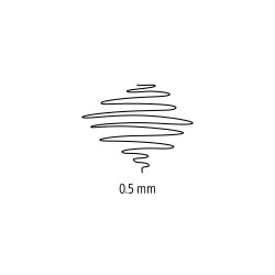 Staedtler Pigment liner 0,5mm sort