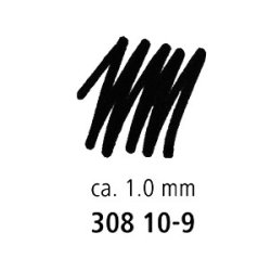 Staedtler pigment liner 1,0mm sort