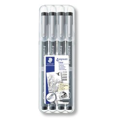 Pigment liner 308 WP4, 4 linjebredder