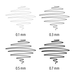Pigment liner 308 WP4, 4 linjebredder