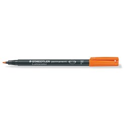 Lumocolor permanent pen 318-4 orange
