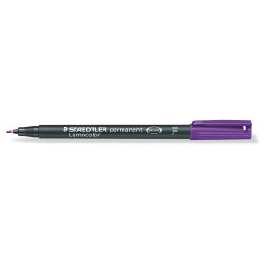 Lumocolor permanent pen 318-6 violet