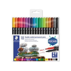 Staedtler Duo Permanent 18 stk. assorterede