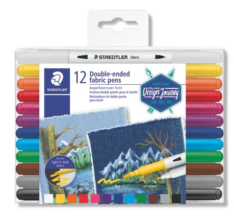 Staedtler Tekstil Duo 12 stk. assorterede