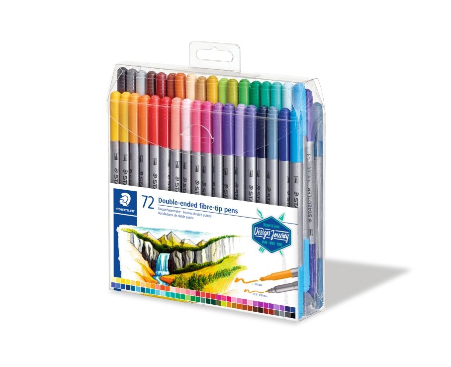 Staedtler Duo Tusser 72 stk. assorterede