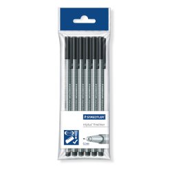 Triplus&reg; fineliner 334-9 PB6, 6 sorte