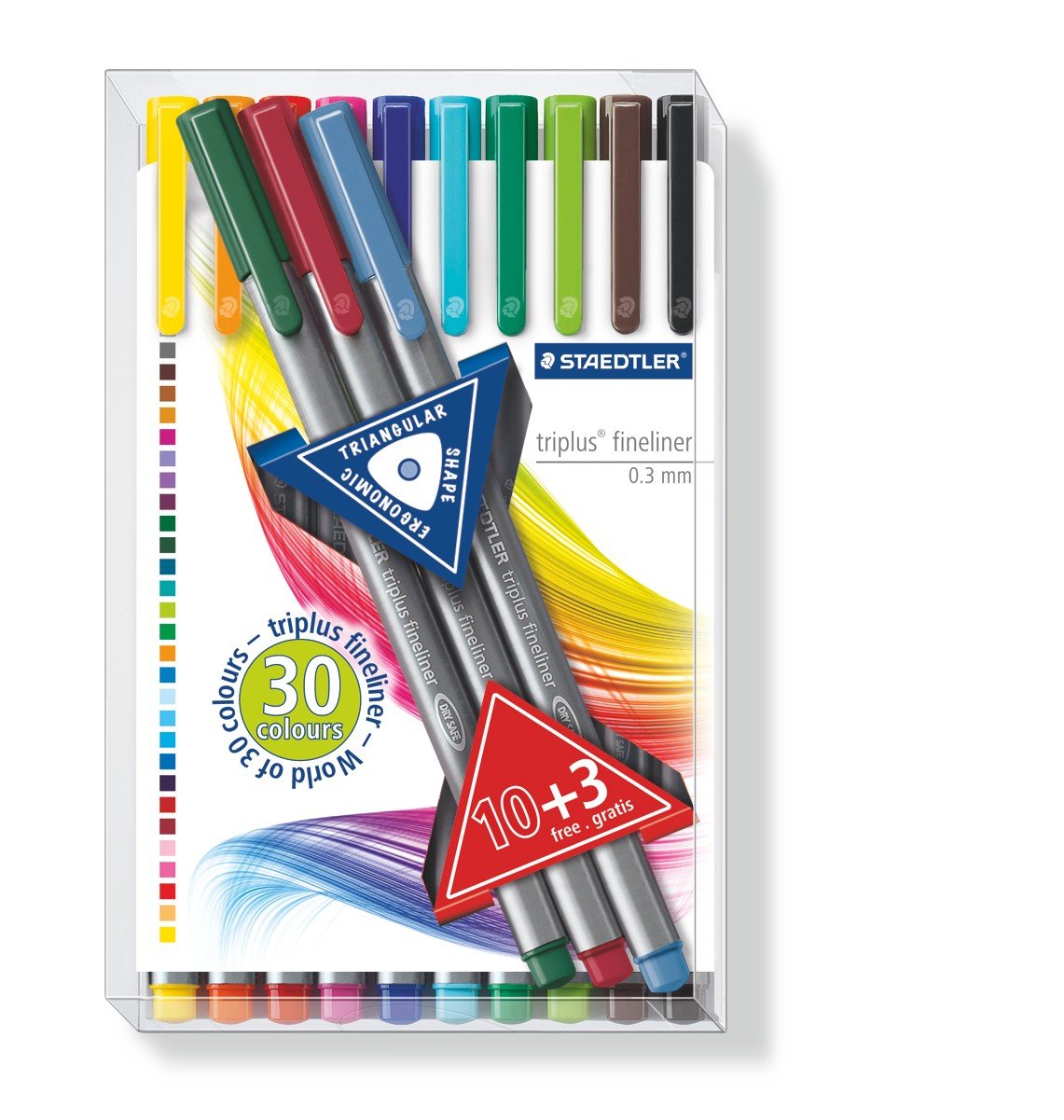 Triplus&reg; fineliner 334 TB13, 10+3 farver