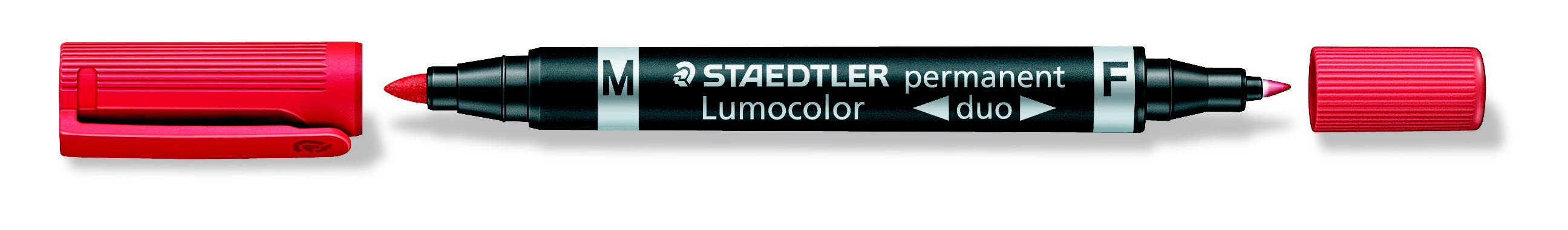 Lumocolor permanent marker duo 348-2 rd