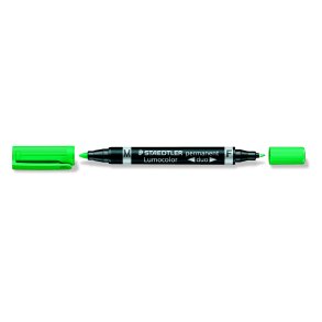 Lumocolor permanent marker duo 348-5 grn