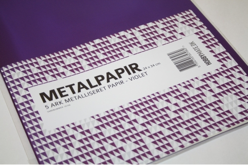 Glanspapir Metallic Violet 5Ark