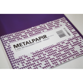 Glanspapir Metallic Violet 5Ark