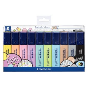 Staedtler Textsurfers Classic Vint & Past 10 ass