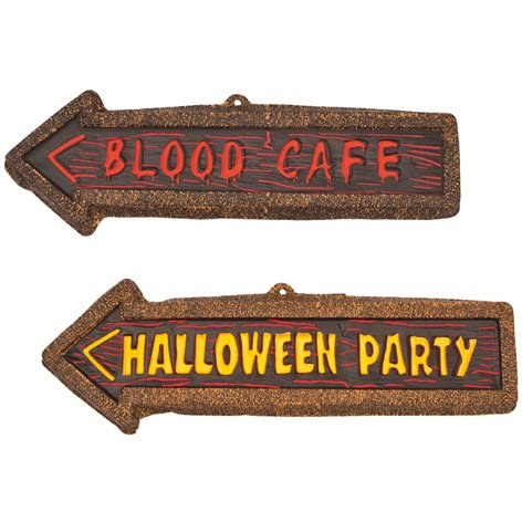 Halloween plast pil drskilt 56x15cm