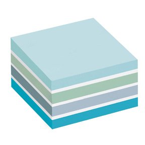 Post-it Notes kubusblok 76x76 pastelbl