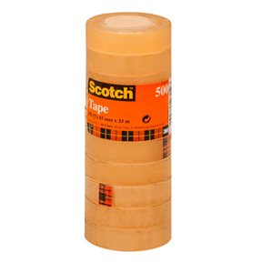 Scotch tape trn 15mmx33m transparent 10ruller