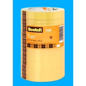 tape 15mmx66m trn transparent (10)