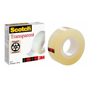 Scotch tape 550 19mmx33m transparent 1rl