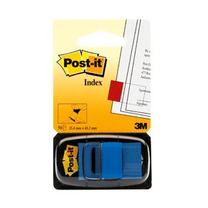 Post-it Index Faner 680 25x43 Bl