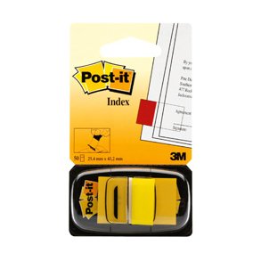 Post-it Index Faner 680 25x43 Gul